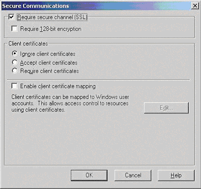 IIS Certificate Wizard - Organisation Information